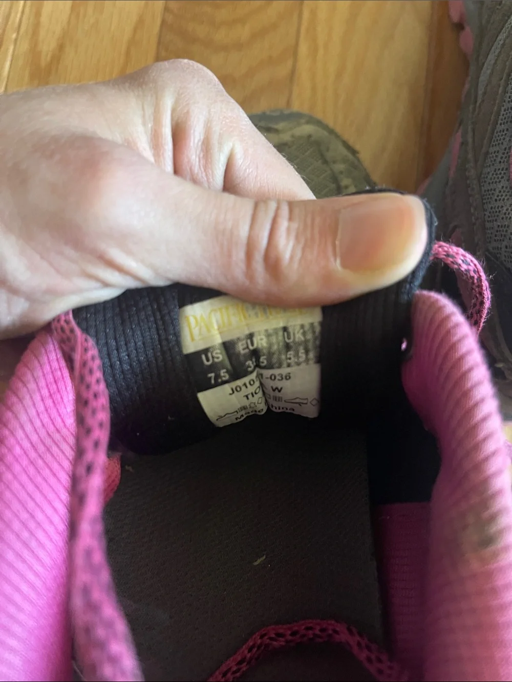 Pacific Trail Women’s Trail Shoes - Pink and Gray